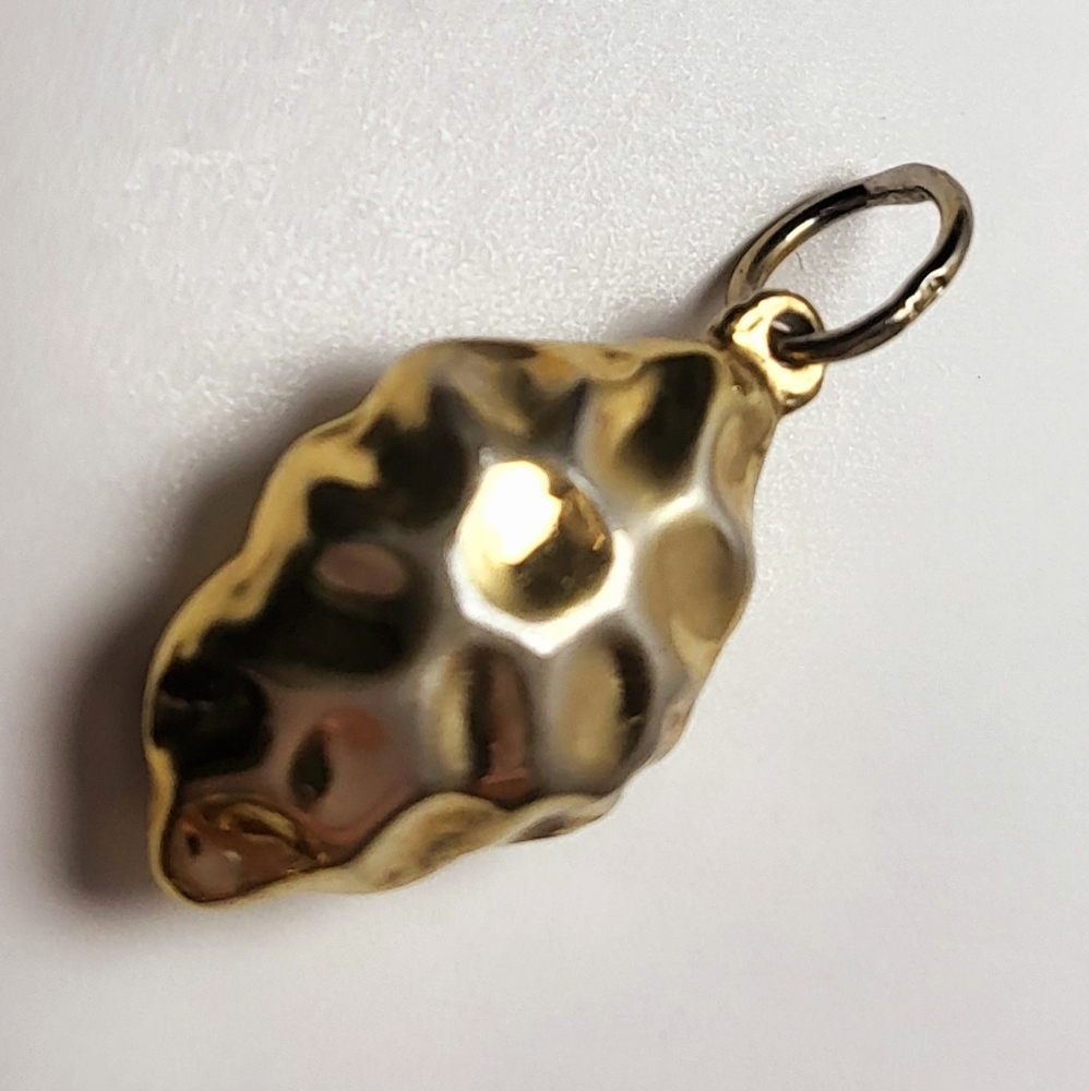 Gold Plated - Gold Nugget Pendant